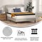 Merrick Lane Hulen 12 Inch Extra Firm Hybrid Pocket Spring & CertiPUR-US Certified Foam Mattress in a Box